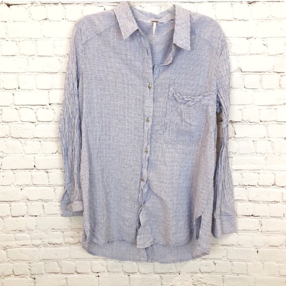 Free People Tops - FREE PEOPLE / light weight stripped blouse